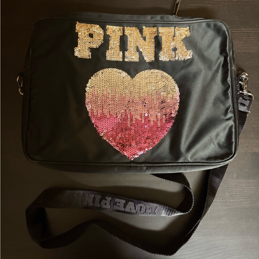 PINK Victoria's Secret Sequin Laptop Bag